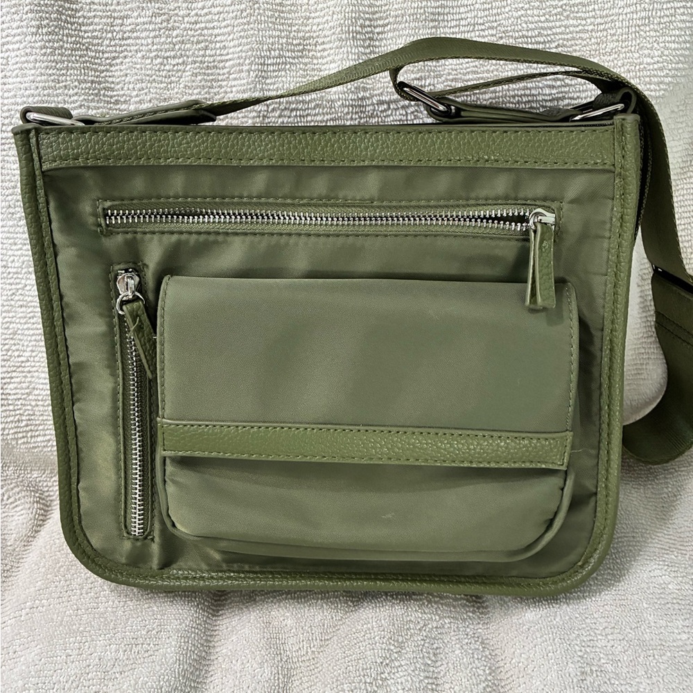 Tommy Bahama Olive Green Crossbody Bag